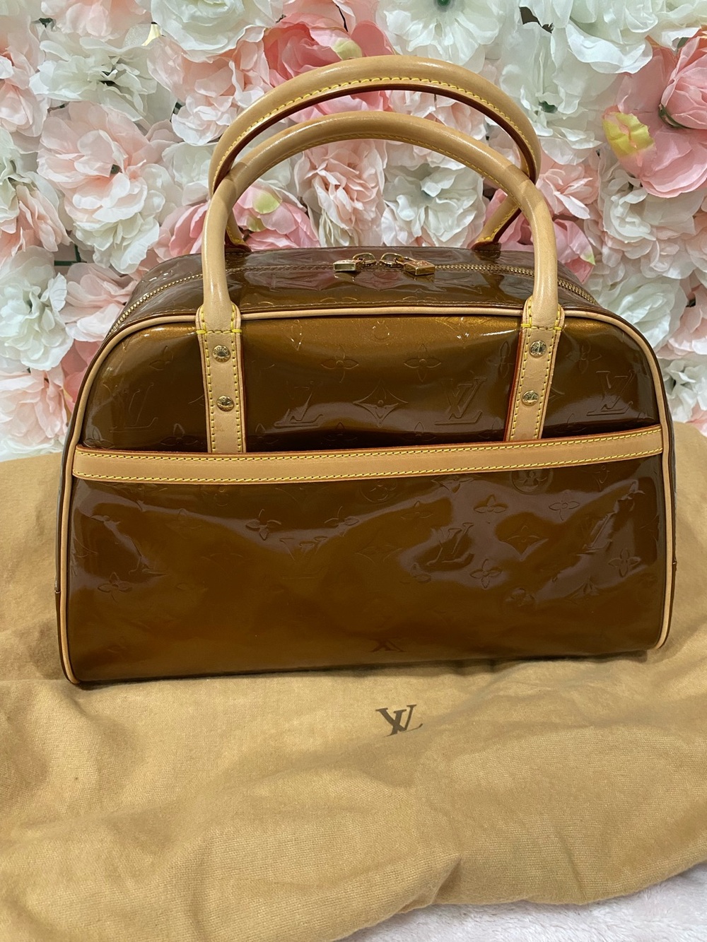 Louis Vuitton Monogram Vernis Tompkins Square Bag